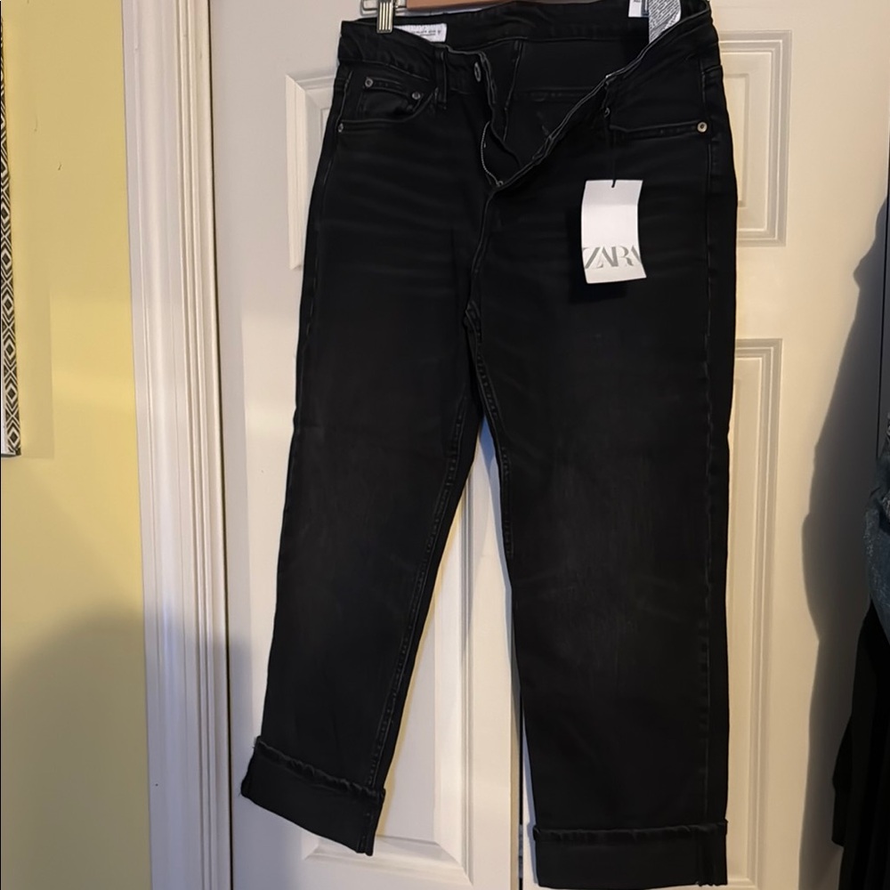 Zara Low Rise Full Length Jeans Size 40 USA 8